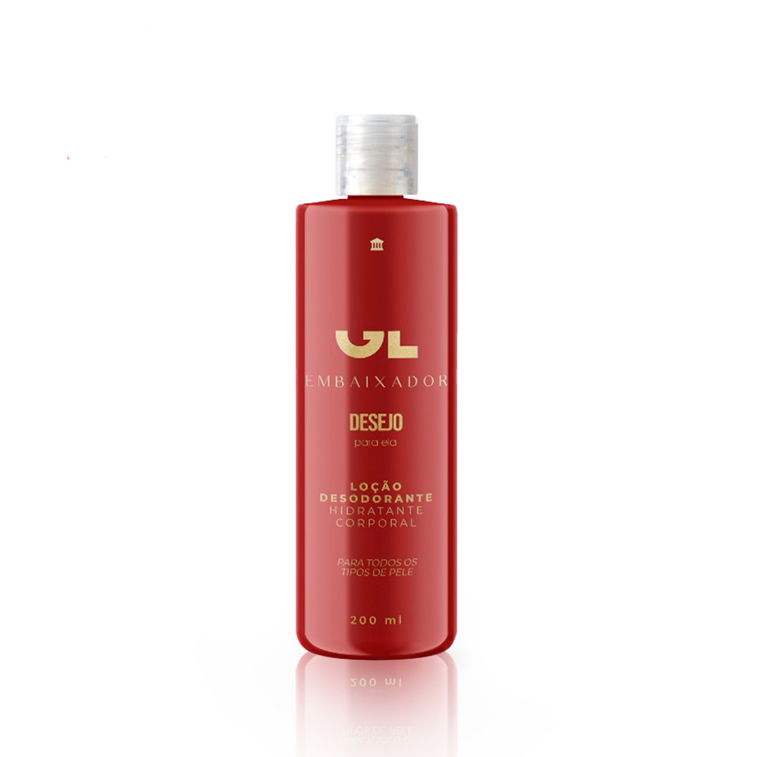 Embaixador Desejo Para Ela + Creme Hidratante Desejo Para Ela